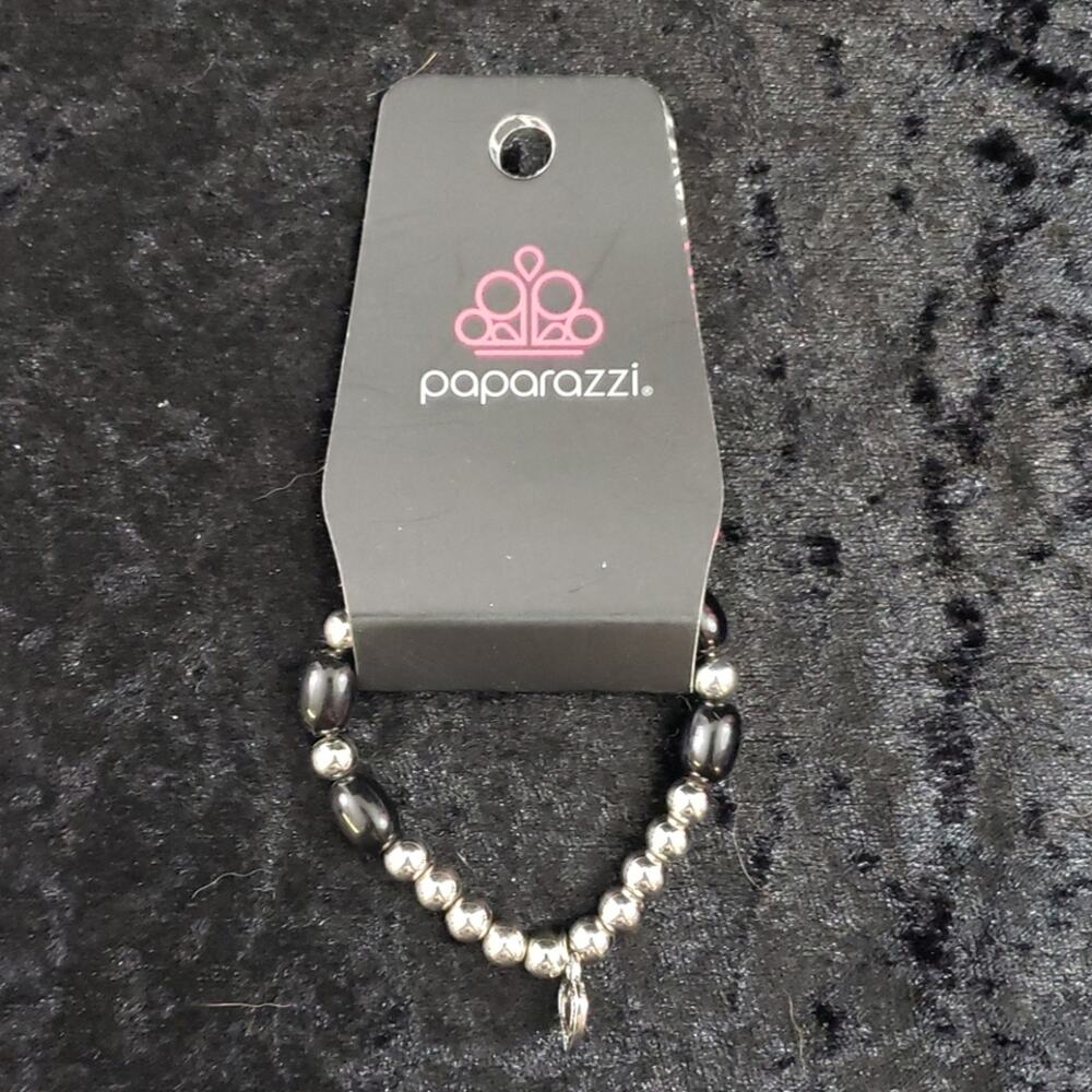 Black‎ and Silver Bracelet